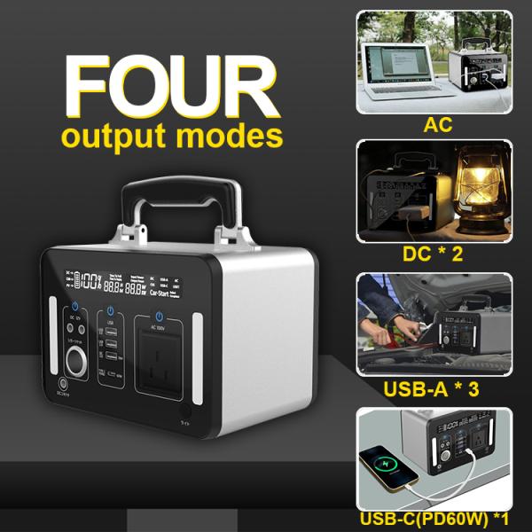 12V DC FCC 500 Watt Portable Power Station