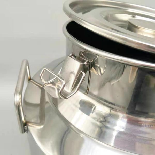 SS304 40 Litre Stainless Steel Milk Can Silver Colour For Transport