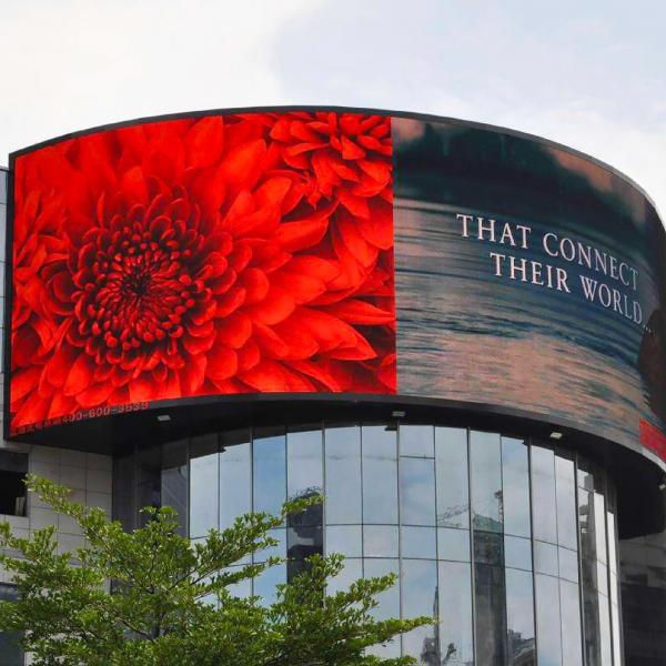 5500cd/sqm P4 Outdoor Fixed Led Stage Display Large Advertising Screens CB ROHS