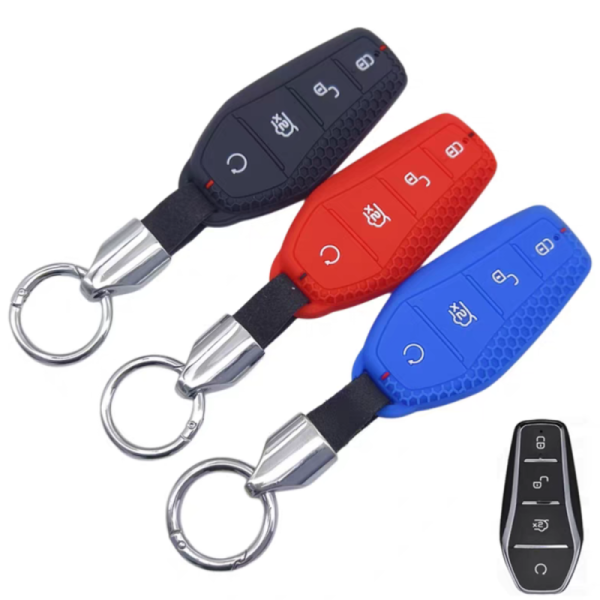 Silicone Car Key Cover BYD Song Plus Qin Han Tang DM EV Yuan Pro Dolphin Protection Case Remote Fob Skin Shell Holder New