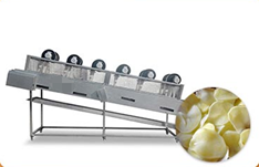 380V 50HZ Potato Chips Production Line , Electric Heat And Control Potato Chips Line