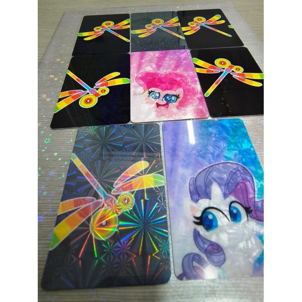 Голограммная накладка для специальной карты / лазерная пленка пленка / PVC покрытый Ovelay / лазерная голограмма