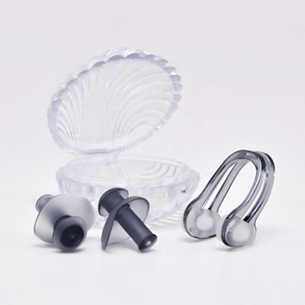 Soft Anti Noise Waterproof Nose Clip And Ear Plugs Portable For Swimmers And Divers