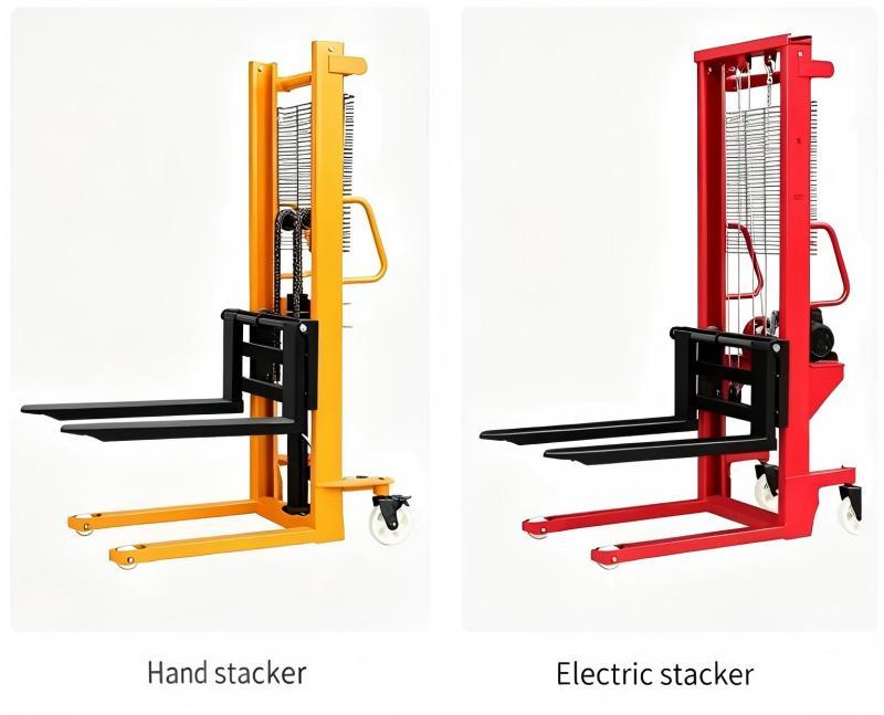 2000kg Manual Pallet Stackers Lift 1.6m - 3m Hand Pallet Stacker