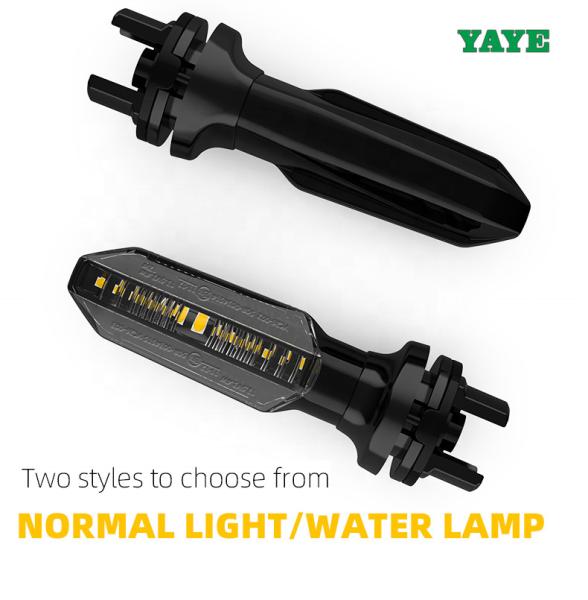 DC12V Voltagem ABC PC Material YAYE Lâmpada de água Motoscópio Indicadores de sinal de virada Luz