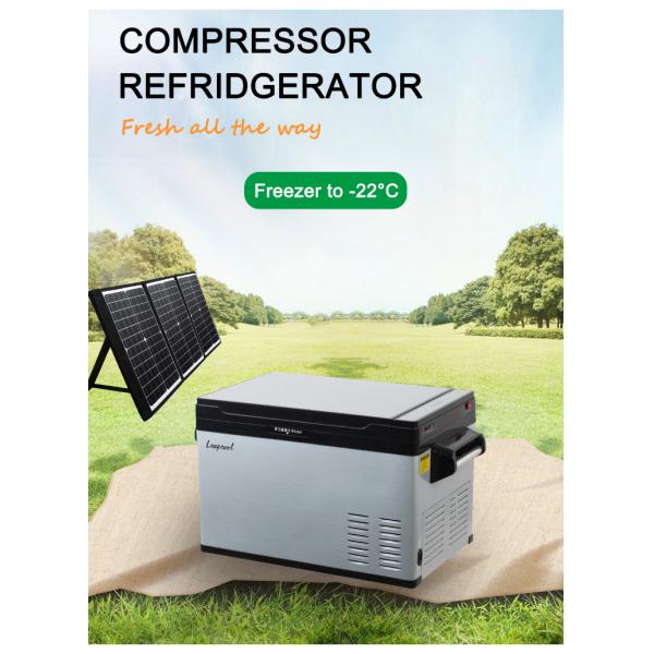 Réfrigérateur solaire mini-réfrigérateur pour voiture de camping batterie alimenté mini-réfrigérateur portable