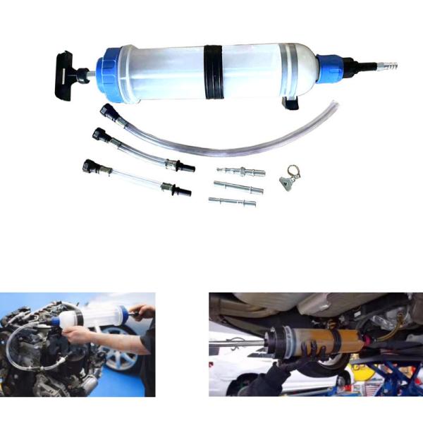 Hand 1.5L Antifreeze Oil Fluid Extractor Pump Vacuum Car Tool