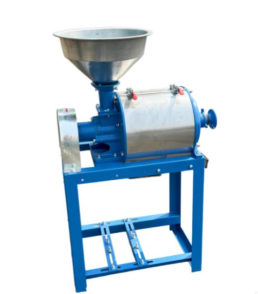Stainless Steel Flour Mill Machine 70kg/H Hybrid Power Grain Miller Machine