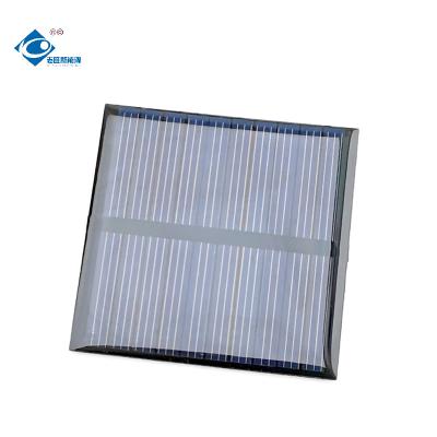 China Manufacturer ZW-5555-5V Poly Solar Panel Charger 0.45W Customized Epoxy Mini Solar Panel 5Volt