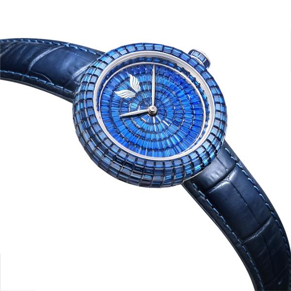 Диаманта швейцарского кварца OEM наручные часы водоустойчивого роскошные