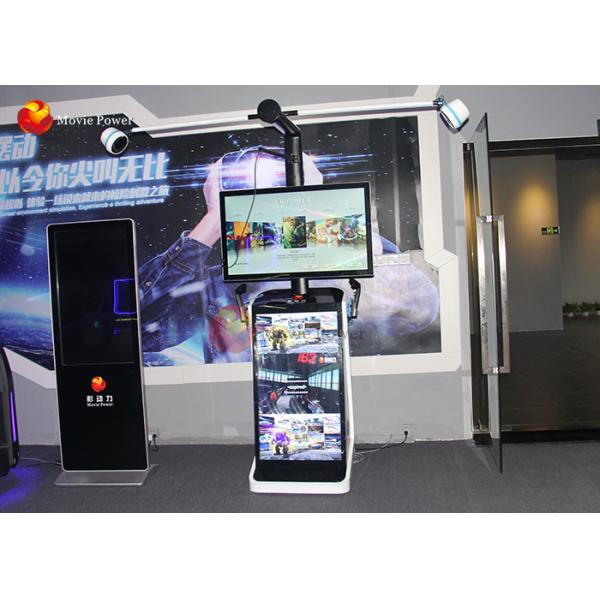 Игры 360 имитатора стрельбы платформы супергероя ХТК 9Д ВР мини идя вокруг