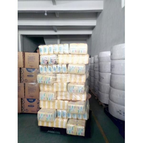 Professional Printed Disposable Infant Baby Diapers Pampers Diapers With Soft Elastic Waistband