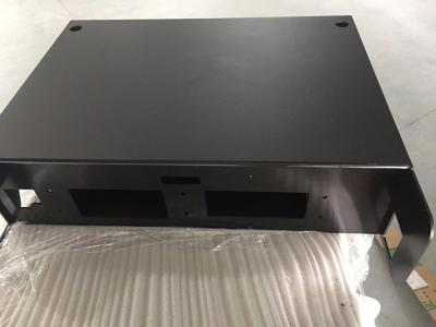 Computer Chasis Metal Stamping Parts  ,  Laser Cutting Steel Sheet Enclosure Powder Coated