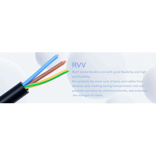 ПВХ покрытие материала Автобус Rvv кабель для системы борьбы с кражами сигнализации Электрическая электролиния проводки