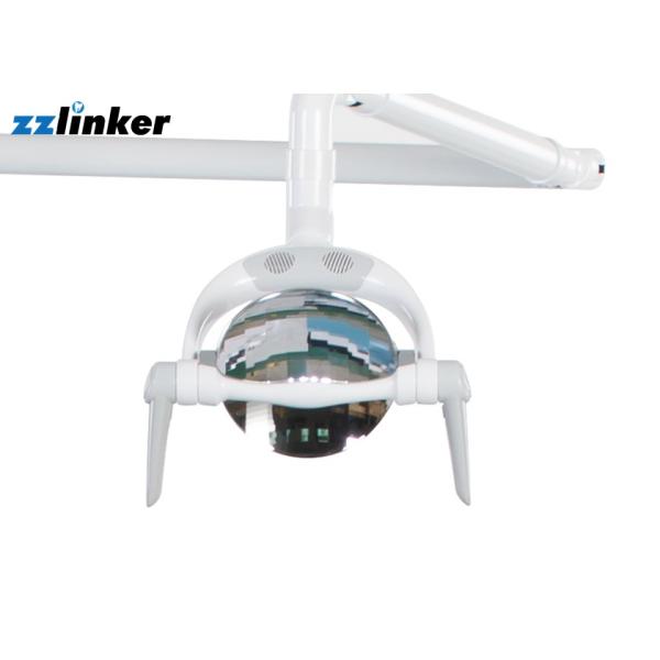 Orange Dental Exam Chair Portable Dental Chair Light Include Ceramic Spittoon