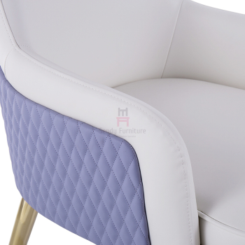 Стулья мебели гостиницы Адвокатуры ног нержавеющей стали руки с роскошными кожаными местами