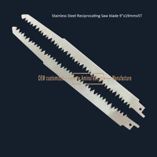 Stainless Steel Reciprocating Saw blade 9x19mmx5T,Cutting Wood,Frozen Meat,Bones