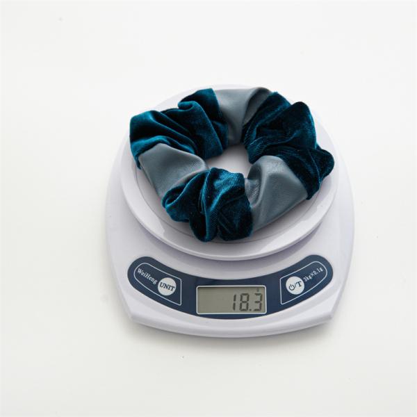 Autumn winter pu canary pleuche joint pink black scrunchie color fabric large hair band lady hair band spot accessories