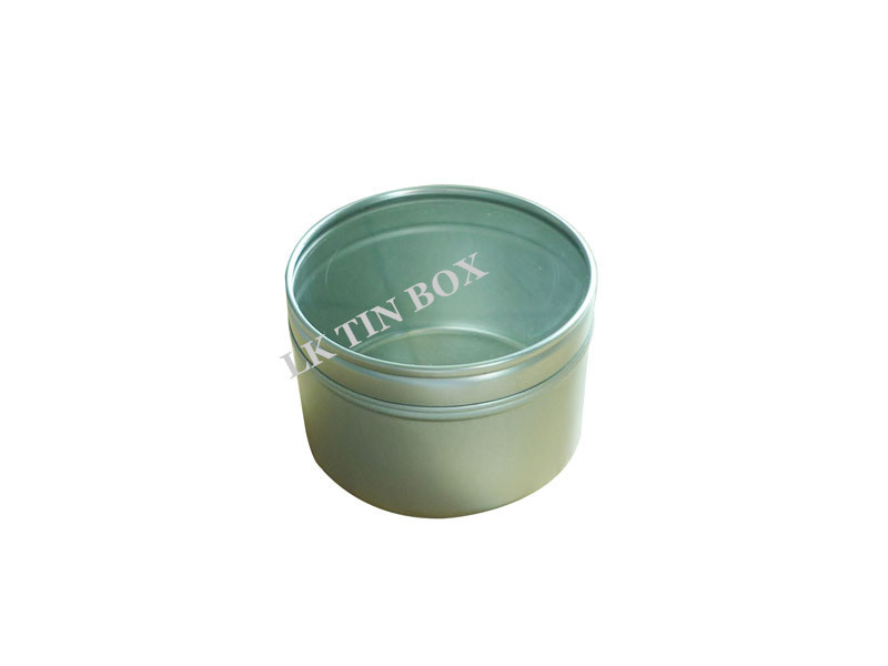 75 Gram Candle Tin Cans Round Tin Can Packaging For Candles Ps Window On The Lid