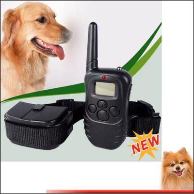 Power Remote control dog bark stop collar elecking collar with retail shock device