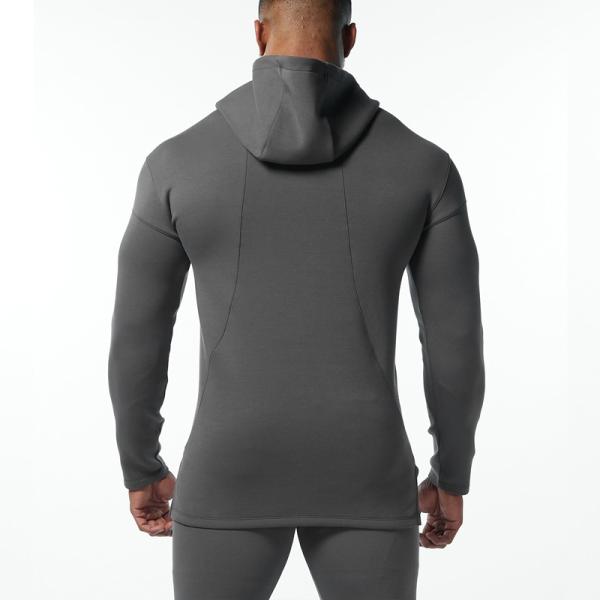 Factory Custom Logo Cotton Long Sleeve Zipper Design Pullover Hoodie for Men Sportswear
