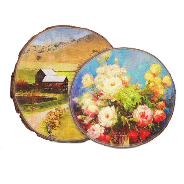 Куски незаконченных деревянных ремесел журнала 12cm коры естественные деревянные