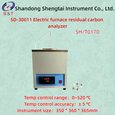 SD-30011 Digital Electric Furnace Residual Carbon Analyzer SH/T0170 Range 0~520 ℃