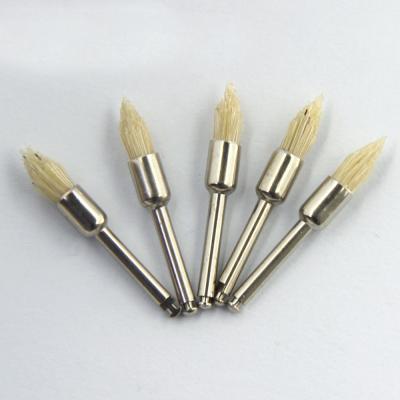 100p Box Dental Prophy Brush Bristle Manufacturers Lab Prophy Polishing  White