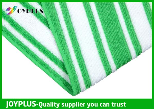 Classical Custom Microfiber Cleaning Cloth / Microfiber Mop Cloth High Density