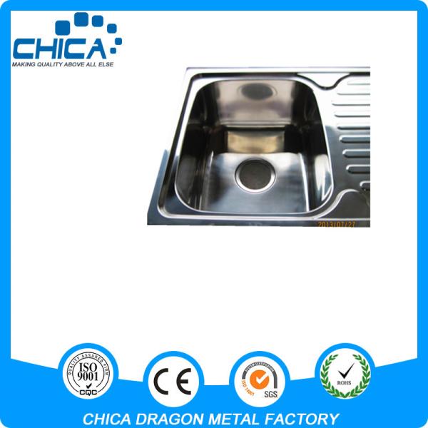 33x22 inch Double Bowl Stainless Steel Topmounted Kitchen Sink with 4 Four holes