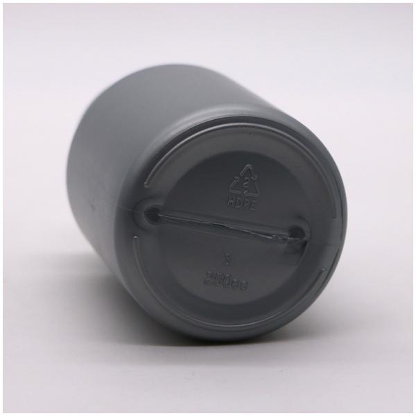 250 ml HDPE Bouteille en plastique pour médicaments Pilules Collier Matériau HDPE Médecine industrielle