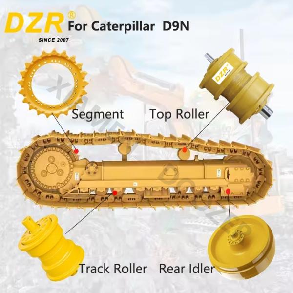 Whole Undercarriage Set For CAT D9N All Series Top Track Roller Idler Sprocket Segment  For Undercarriage Spare Parts