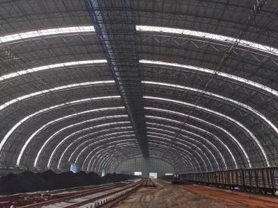 Large Span Space Truss Structure Building , Lightweight Steel Warehouse Shed