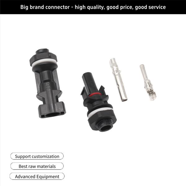 1000V 30A PV Solar Connector IP67 Waterproof Solar Connector For Photovoltaic System Connector
