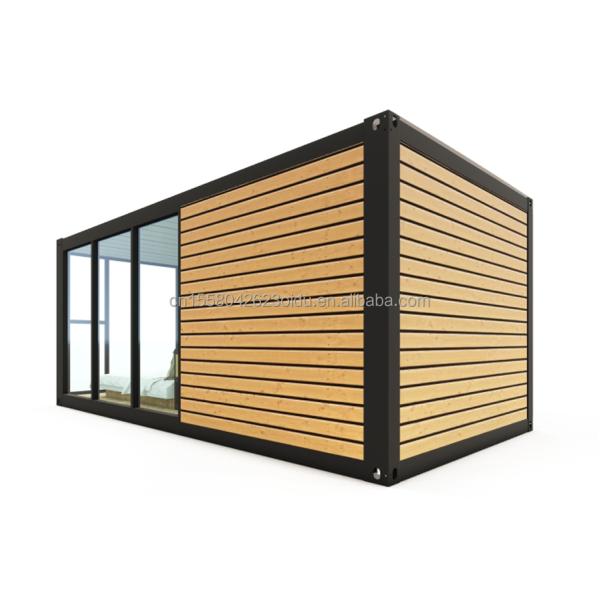 Customized Color Modern Luxury Tiny 20ft 40ft Prefab Wooden House Mobile Light Steel Container Prefabricated Home Apartment for Outdoor