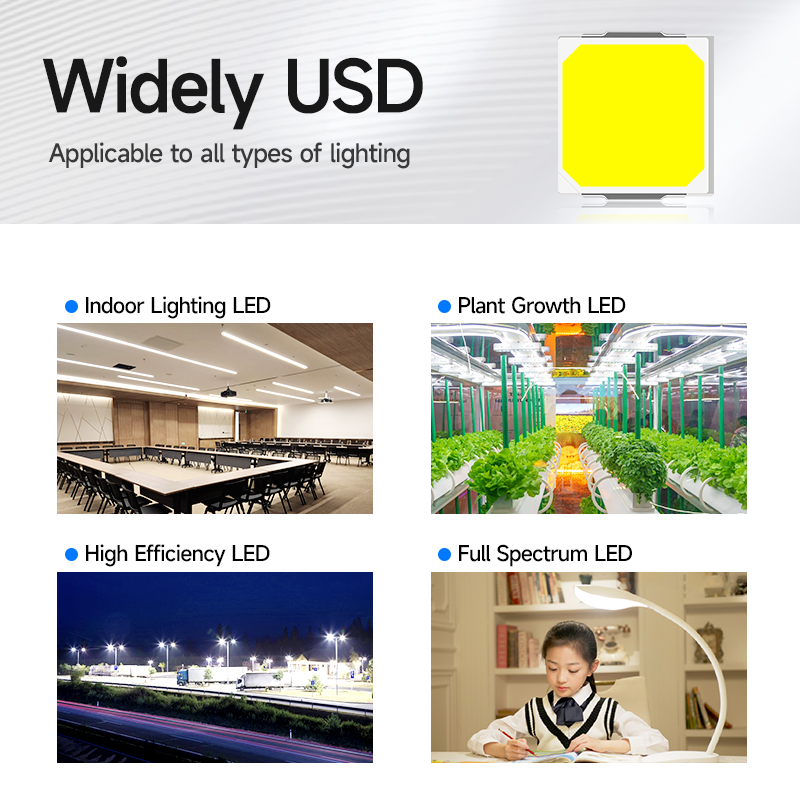 3030 Ra80 высокоэффективный светодиод SMD LED 4000K 1W Два чипа 6V-6.2V Rohs