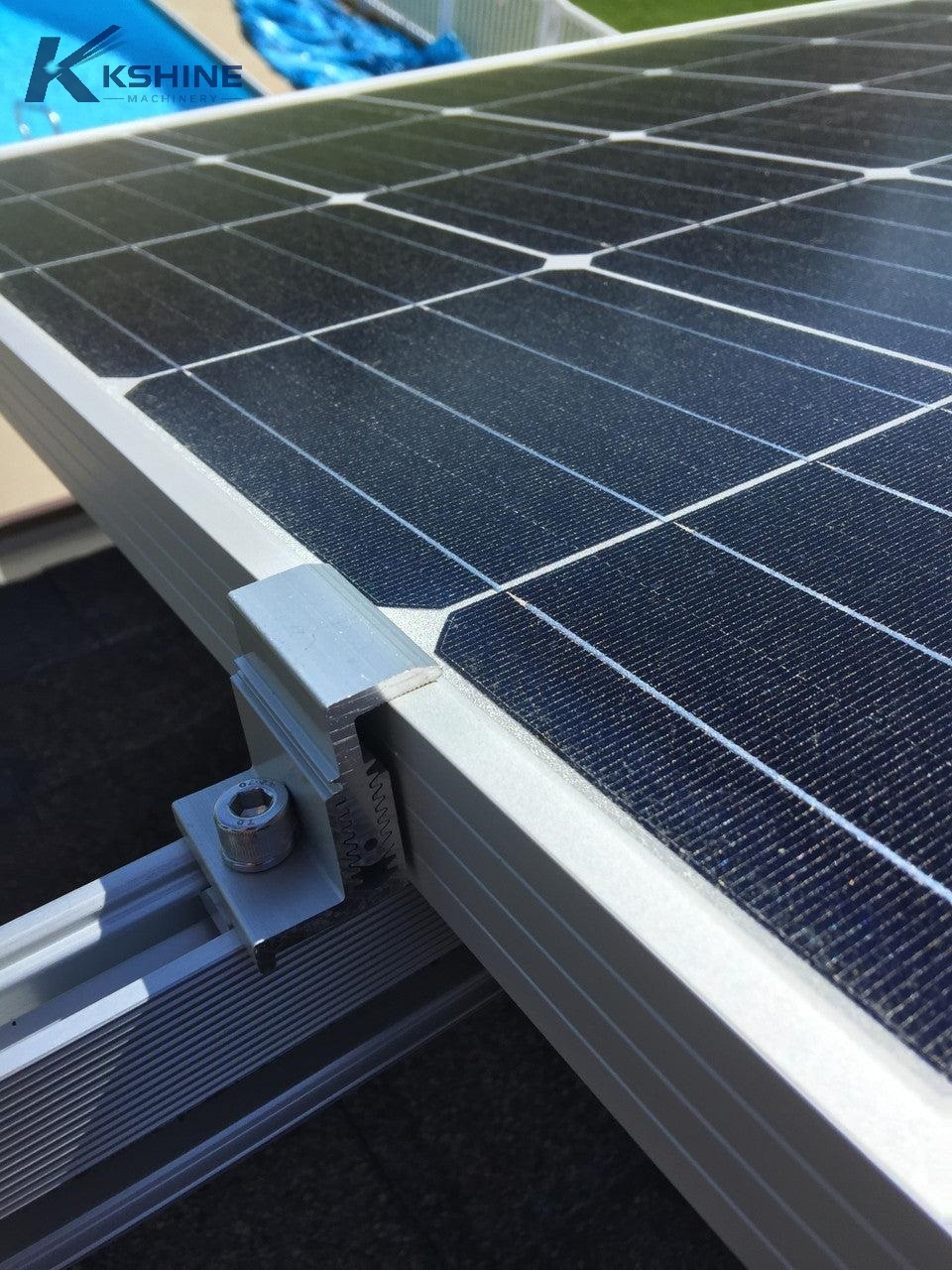 Custom 6063-T5 Anodized Aluminum Solar Panel Frame Extrusion for Photovoltaic PV Modules, Rooftop and Solar Farm Applications