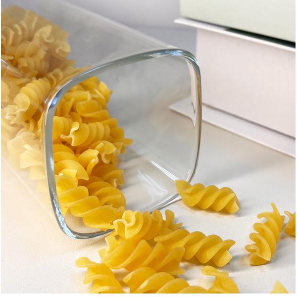 Stainless Steel Lid Glass Jar for Storing Dried Fruits Snacks and More in the Kitchen