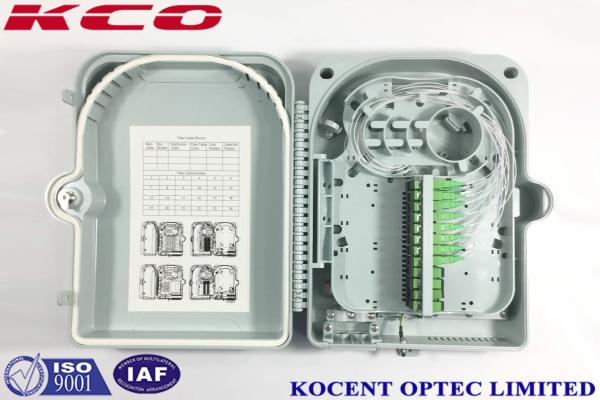 Small Fiber Optic Terminal Box , FTTH 24 Port  Fiber Optic Connection Box