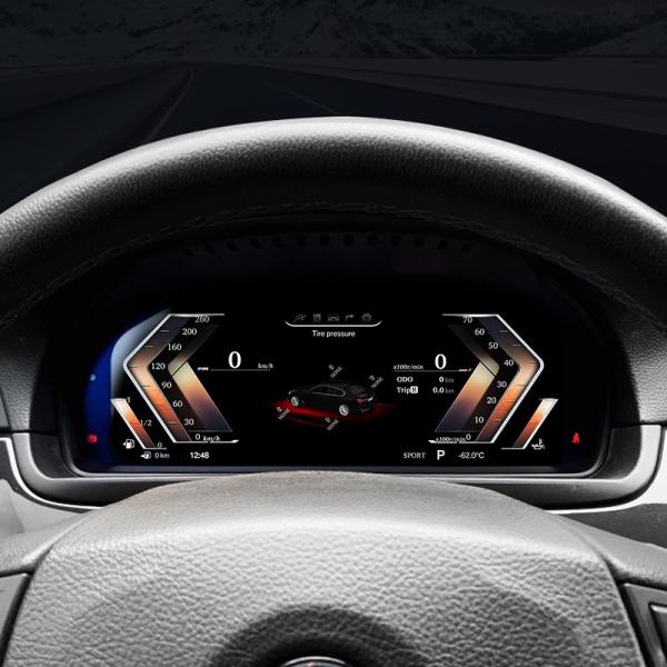 ビクナブ 12.3デジタルインスツームクラスター BMW X5 E70 2007-2013 Linuxシステム