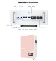 Bateria de iões de lítio 3.7v Long Life LiFePO4 armazenamento solar 5kWh 10kWh bateria de lítio 18650