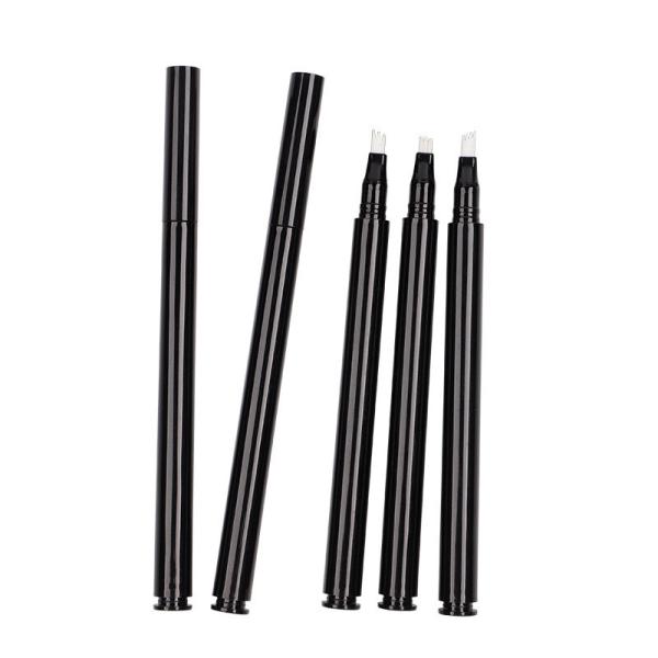 New Eyebrow Pencil Waterproof Fork Tip Eyebrow Tattoo Pen OEM Hot Sale Four Tips Eyebrow Pencil