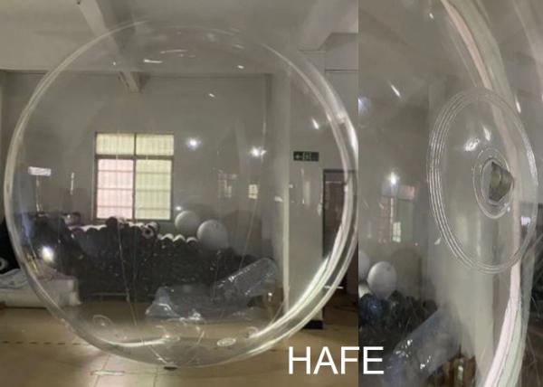 PVC inflable 1m 1,5m anuncios globos transparentes, globos de burbuja transparente, puede agregar logotipos