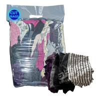 100 Cotton Rags coloured tshirt for industrial cleaning of 10KG packing bulk shop rags