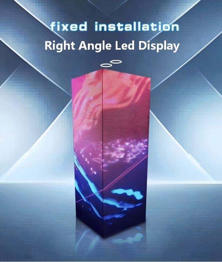 Right Angle Led Video Wall Display P2.5 Curve Led Screen for Shopping Malls