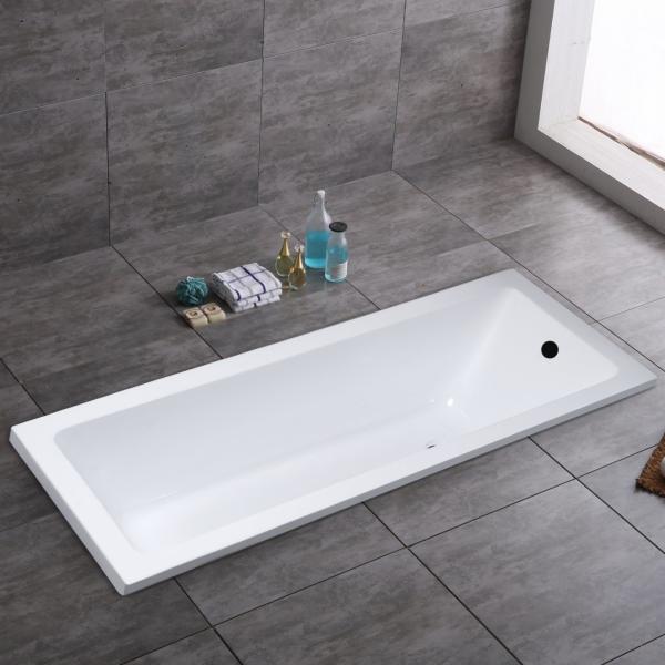 Full Payment Straight Acrylic Bathtubs with Panels and Total Flexible Legs Structurer