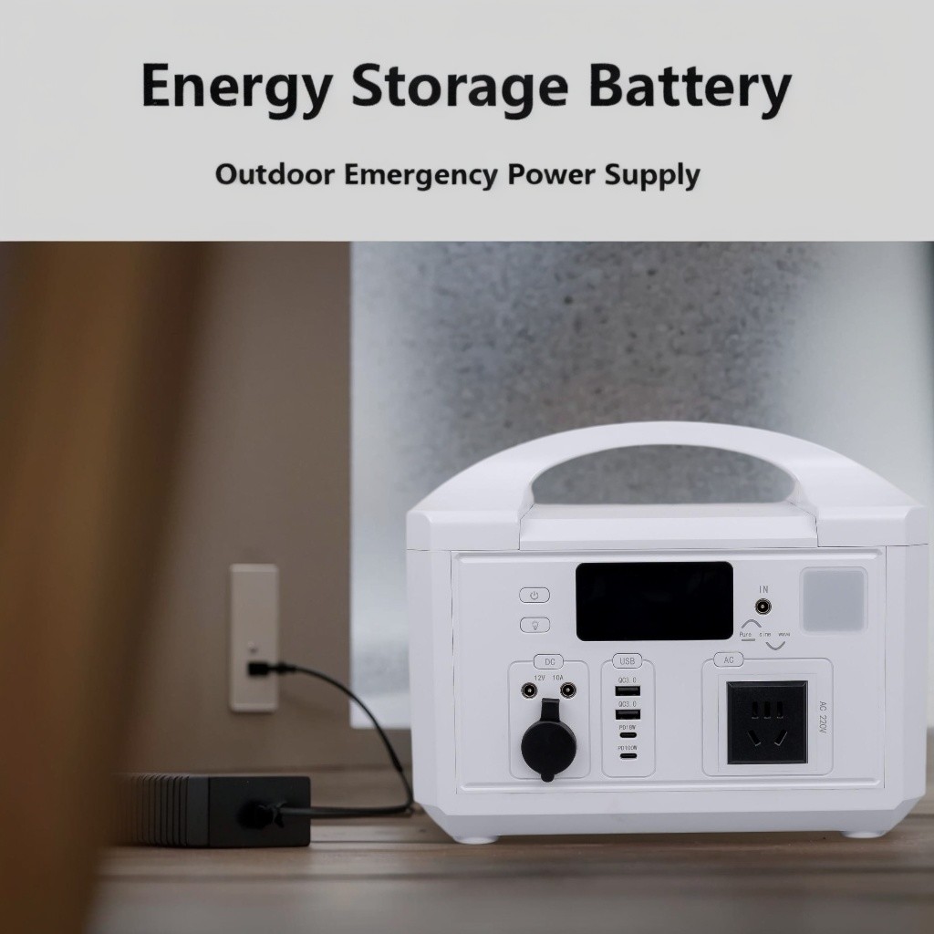 Быстрая зарядка PD30W QC3.0 перезарядка цилиндрическая LifePO4 батарейная мобильная электростанция с BMS для солнечной энергетики