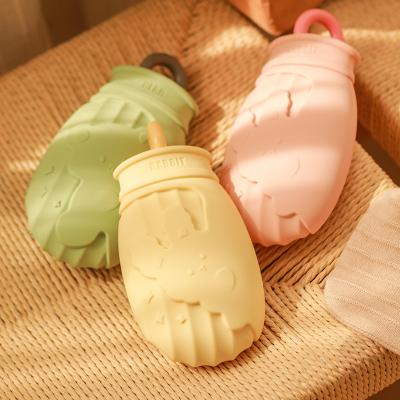 Gros sac à eau chaude en silicone sans BPA pour le cou, épaule et mains