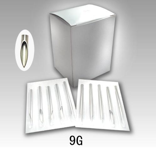 316L Surgical Stainless Steel Piercing Needle 100pcs/box sterilized by E. O. Gas