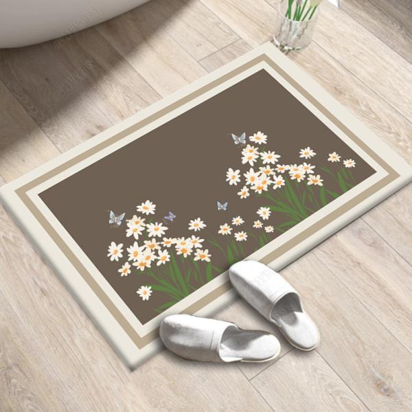 Бегун половика ванны циновки ванны 50*80cm выскальзывания кристаллического бархата небольшой не